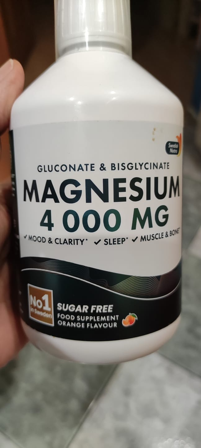 Customer photo review of Swedish Nutra – Liquid Magnesium Bisglycinate, skystas magnio bisglicinatas geram miegui, energijai, nervų sistemai ir raumenims, 500 ml