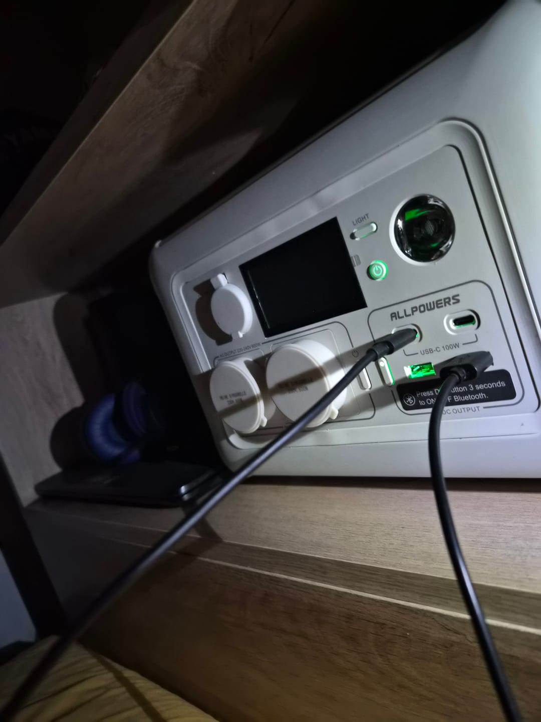 Customer photo review of ALLPOWERS R600 Station électrique portable 600W 299Wh Batterie LiFeP04