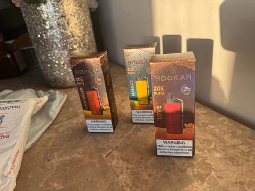 Customer photo review of Fume Hookah 2% Nic  20000 Puffs