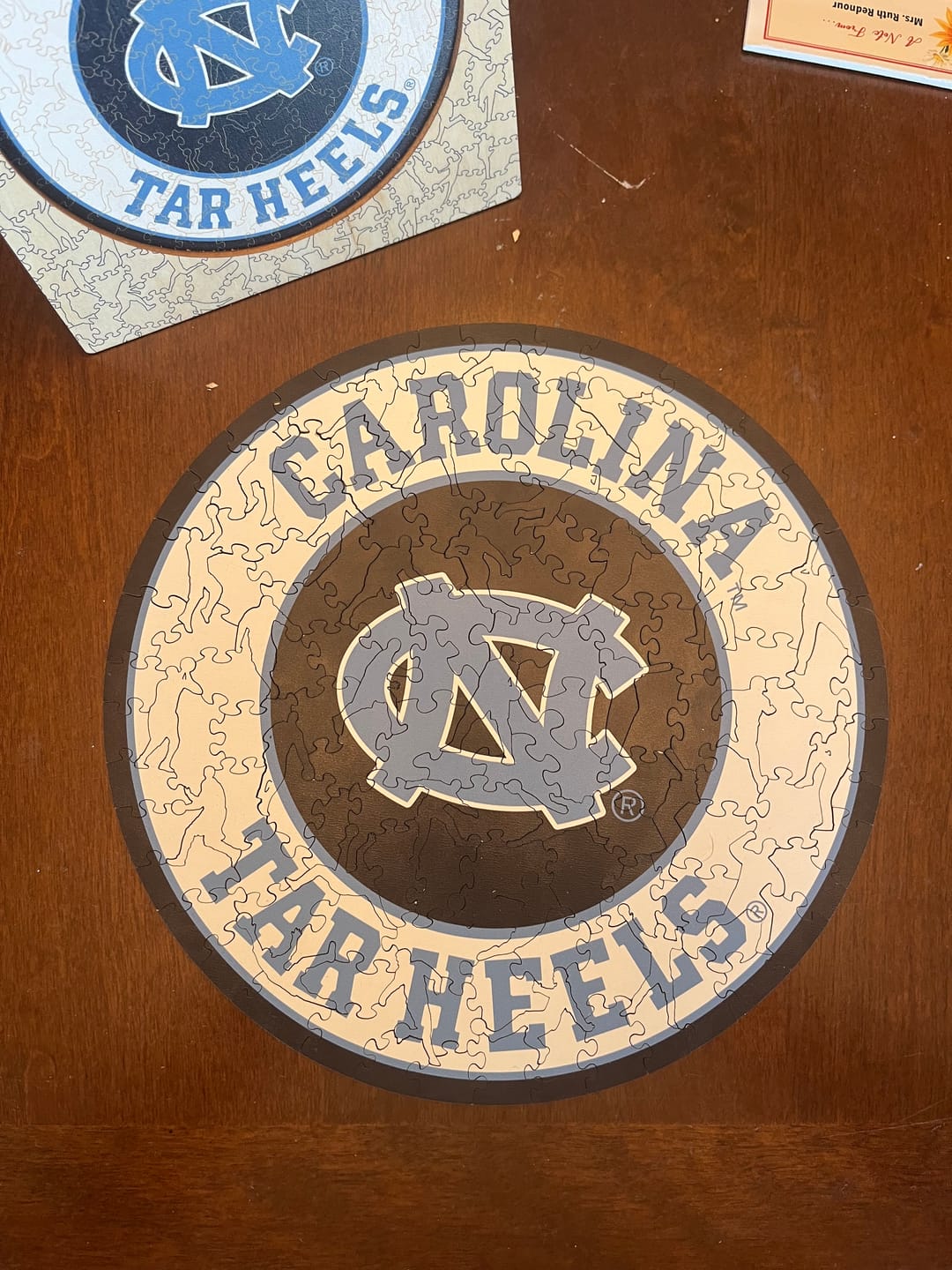 Customer photo review of University of North Carolina - Wooden Puzzle