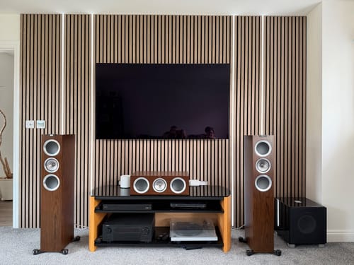 Customer photo review of LED Strip Lighting Kit For Slat Wall Panels – 2-Pack