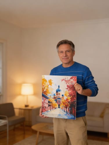 Customer photo review of Colorful street view