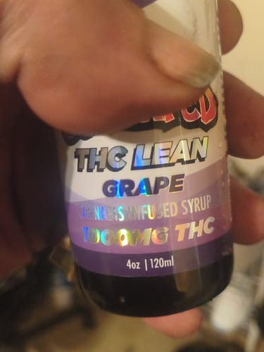 Customer photo review of THC Syrup - Grape