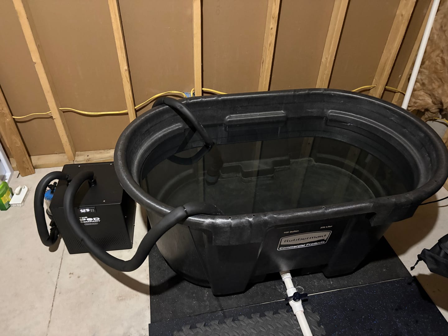 Customer photo review of The Universal Ice Bath Chiller