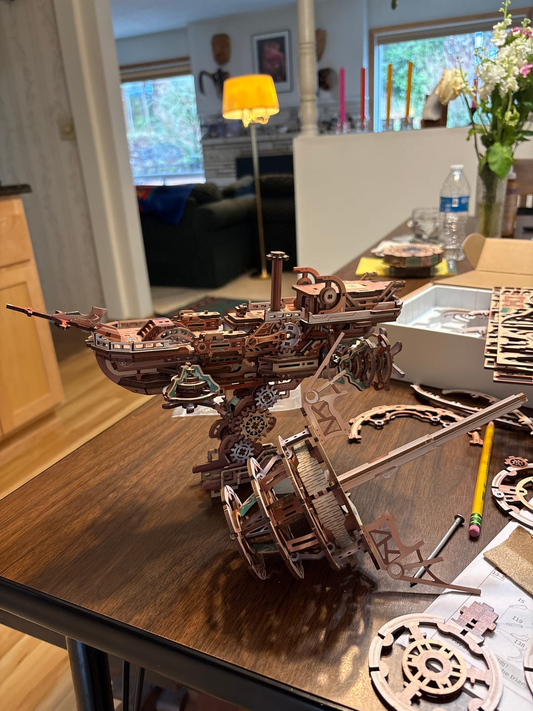 Customer photo review of Vapor Trek 3D Wooden Puzzle