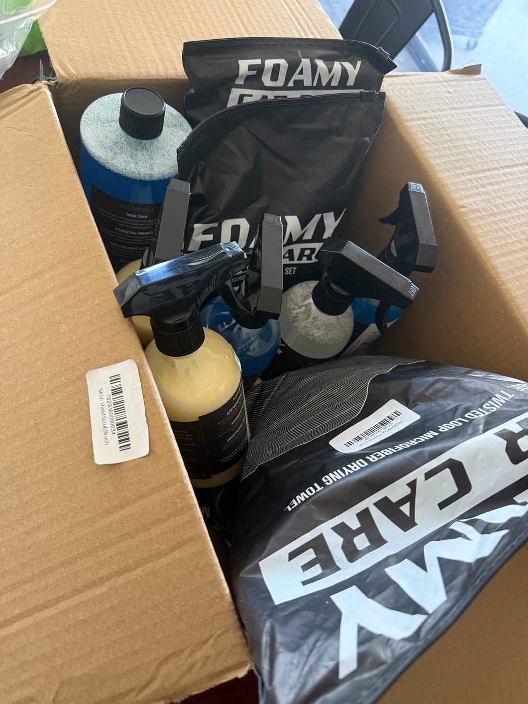 Customer photo review of Interior Cleaning Kit