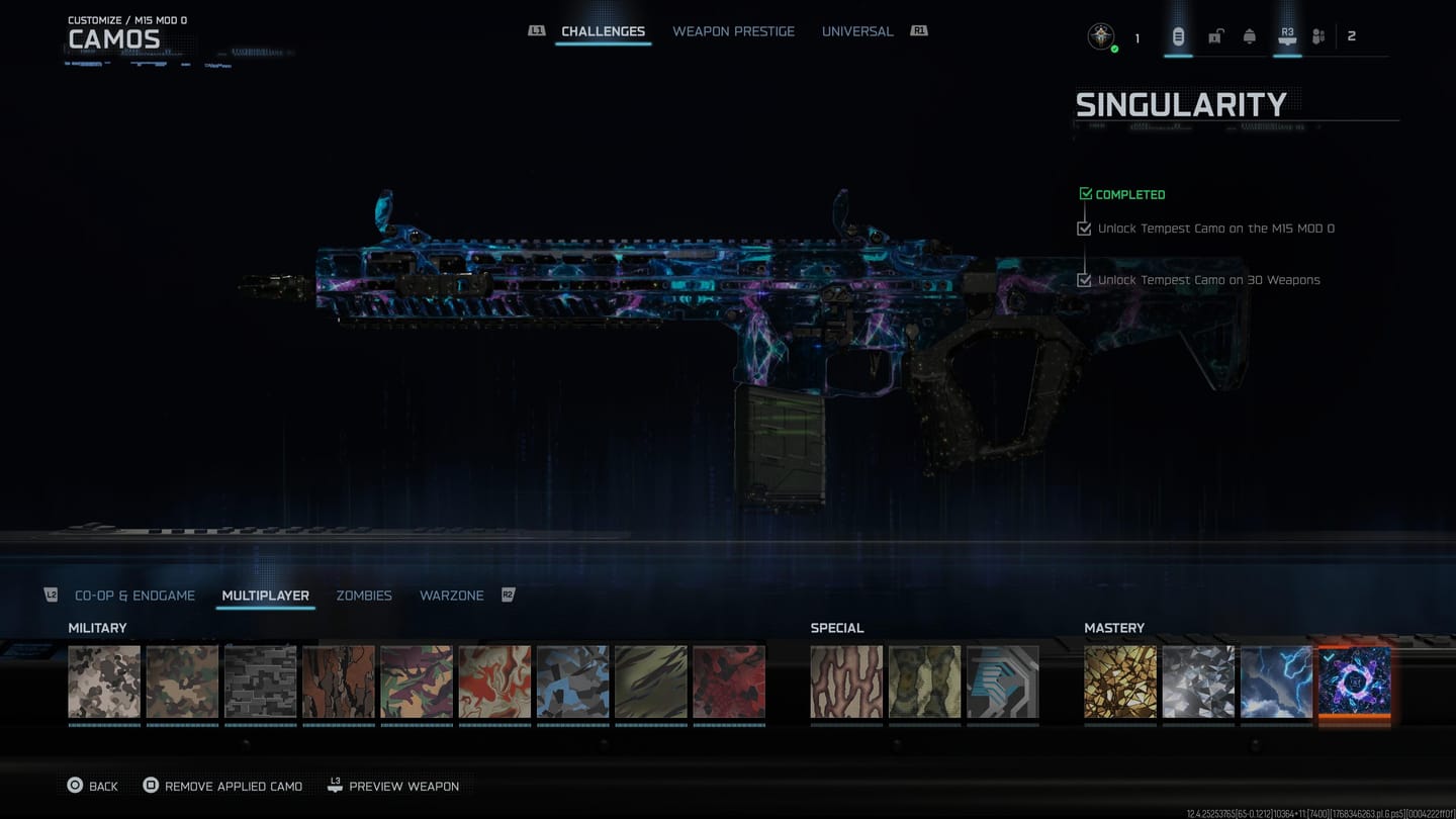 Customer photo review of BO7 - Multiplayer Camos