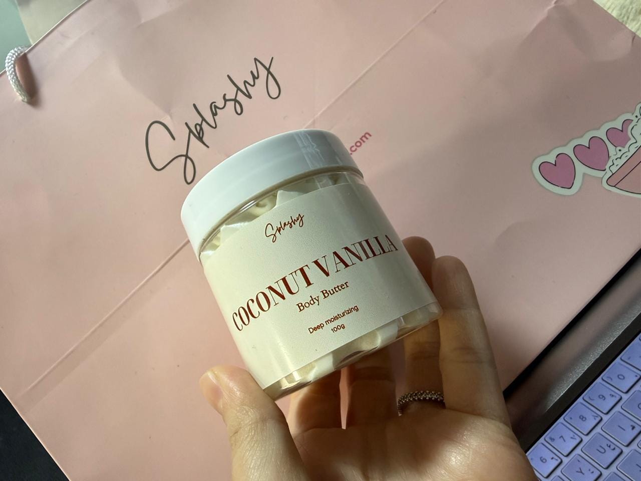 Customer photo review of Splashy™ Foaming Body Scrub
