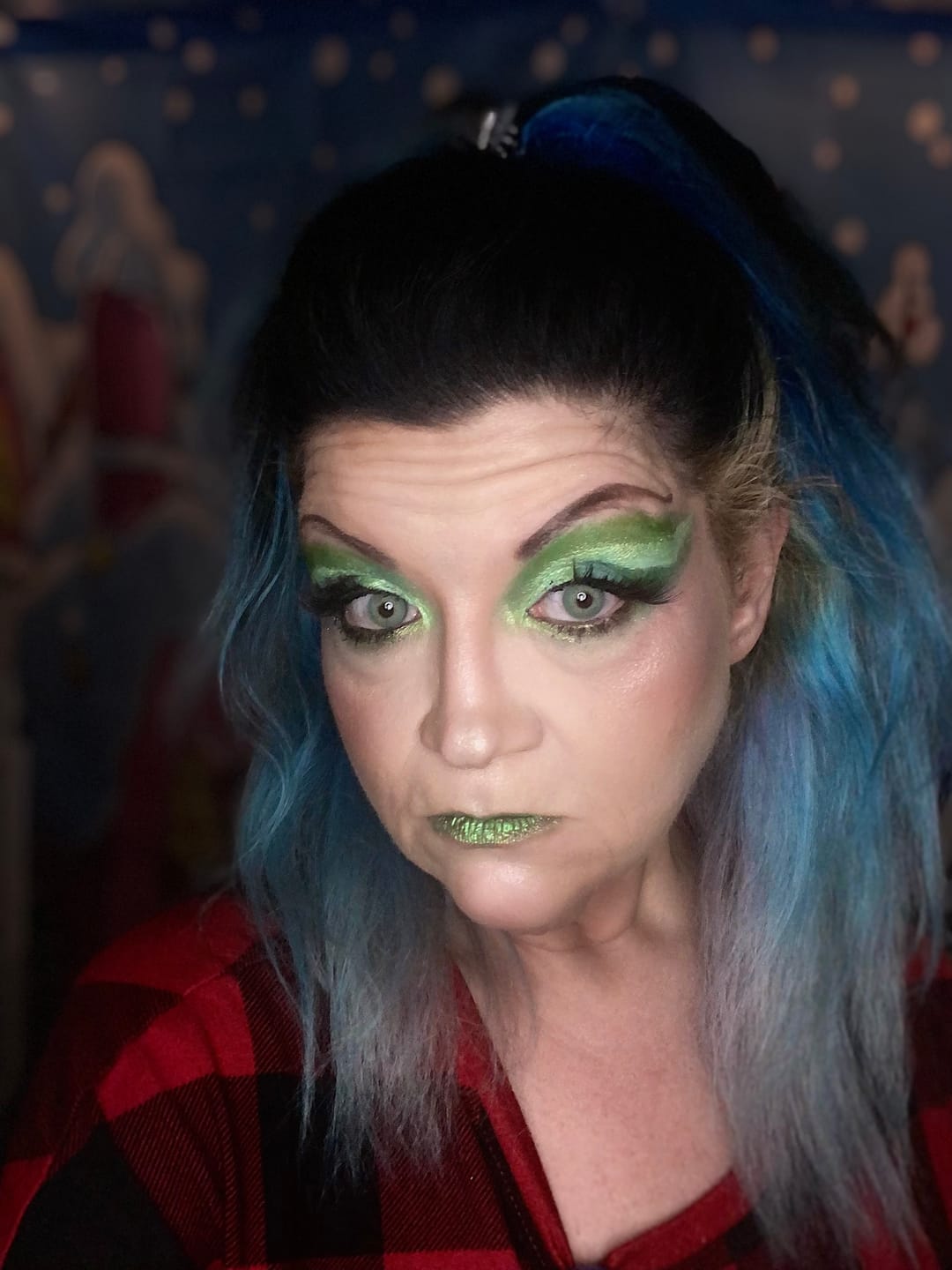 Customer photo review of Perla Light Green Prescription Colored Contact Lenses
