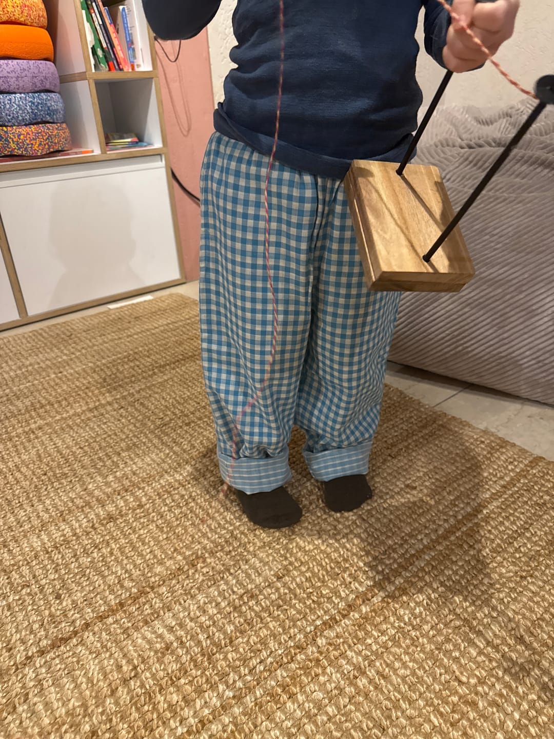 Customer photo review of Blue Moon Reversible Pull On Trousers