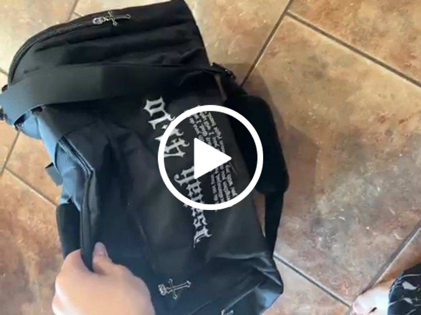 Customer video review of Fear Not Duffle Bag