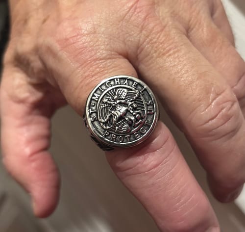 Customer photo review of SAINT MICHAEL.