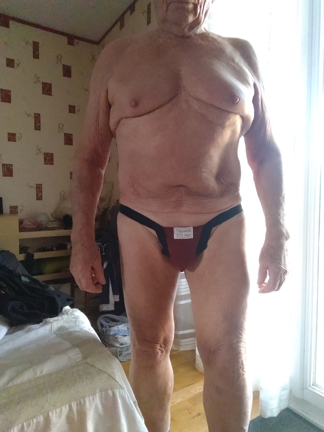 Customer photo review of 2 Pack Men's Ultra-Soft Cotton Low-Rise Sexy Anti-Chafing Stretch Jockstrap