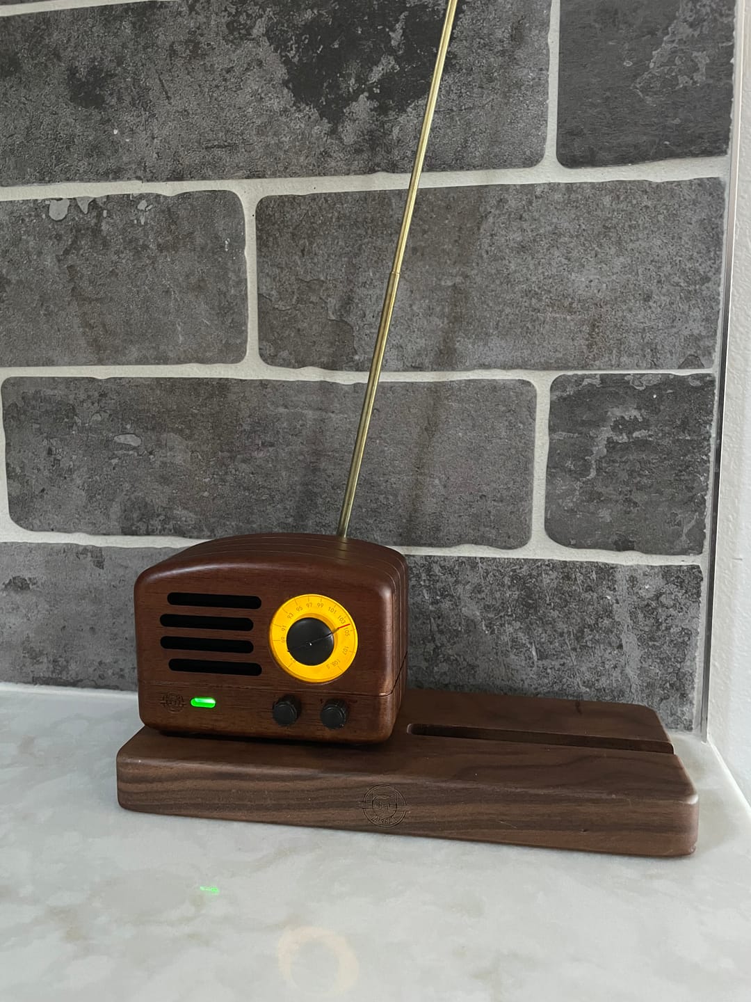 Customer photo review of MUZEN OTR Wood and Utopia Retro Portable FM Radio Bluetooth Speaker