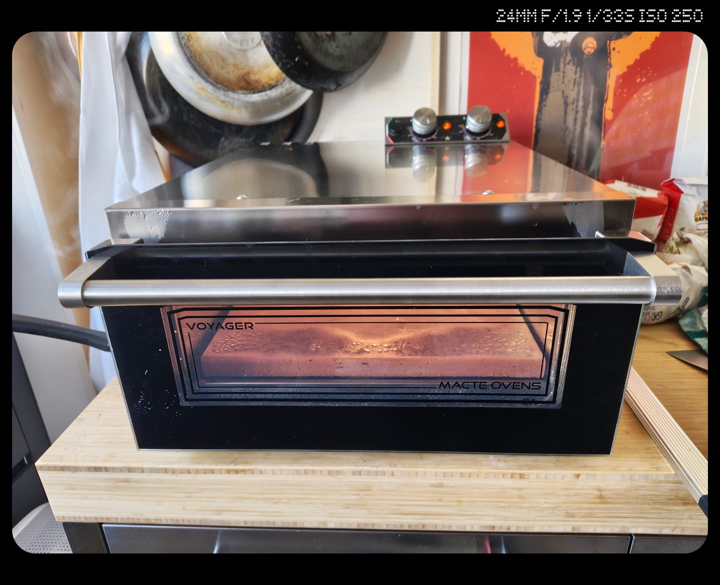 Customer photo review of Macte Ovens Voyager TWIN | Forno elettrico per pizza e pane