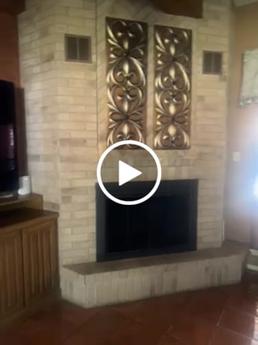 Customer video review of Armitage Flat Dark Grey Masonry Fireplace Door, Modern & Durable