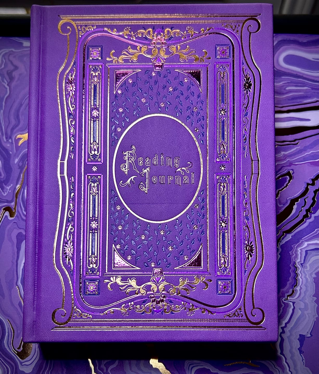 Customer photo review of Reading Journal - Wisteria