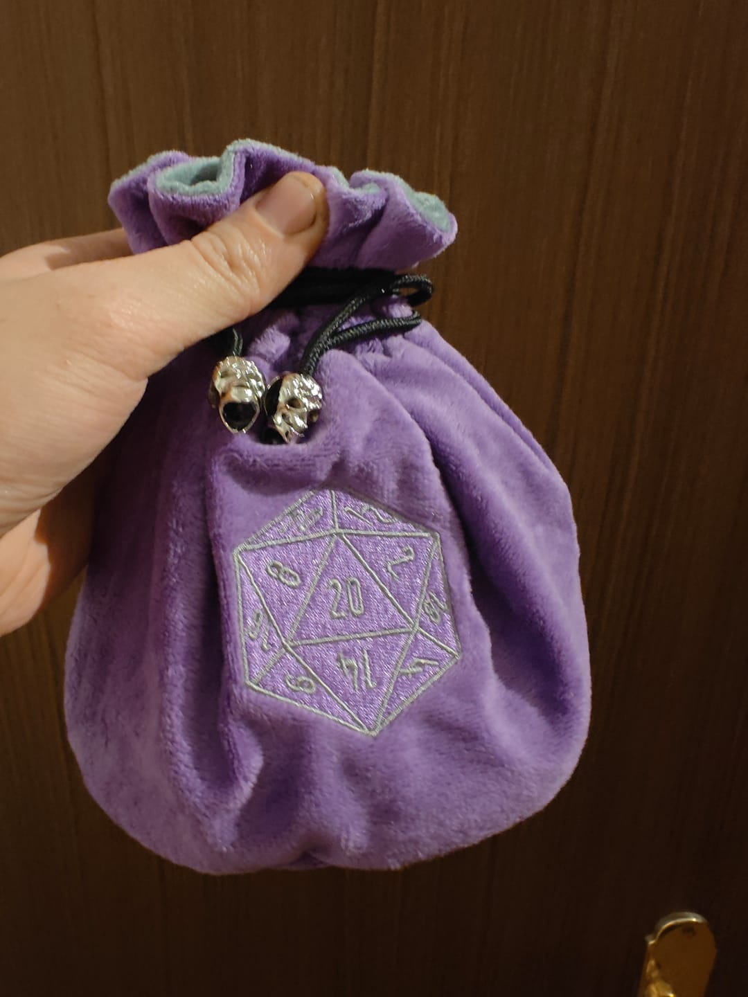Customer photo review of XXL-Würfelbeutel mit 7-Fächern aus Plüsch