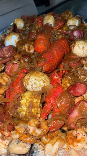 Fotorecensie van een klant over Seafood Boil Bomb
