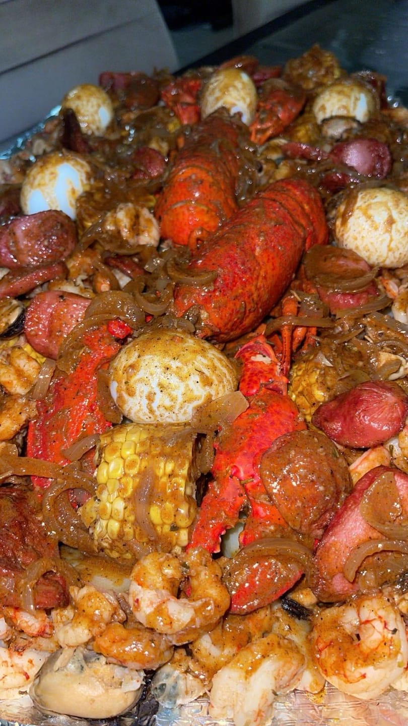 Customer photo review of Seafood Boil Bomb