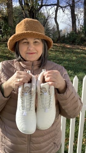 Customer photo review of Lorax Winter – Ergonomic & Supportive Winter Barefoot Shoes (Men)