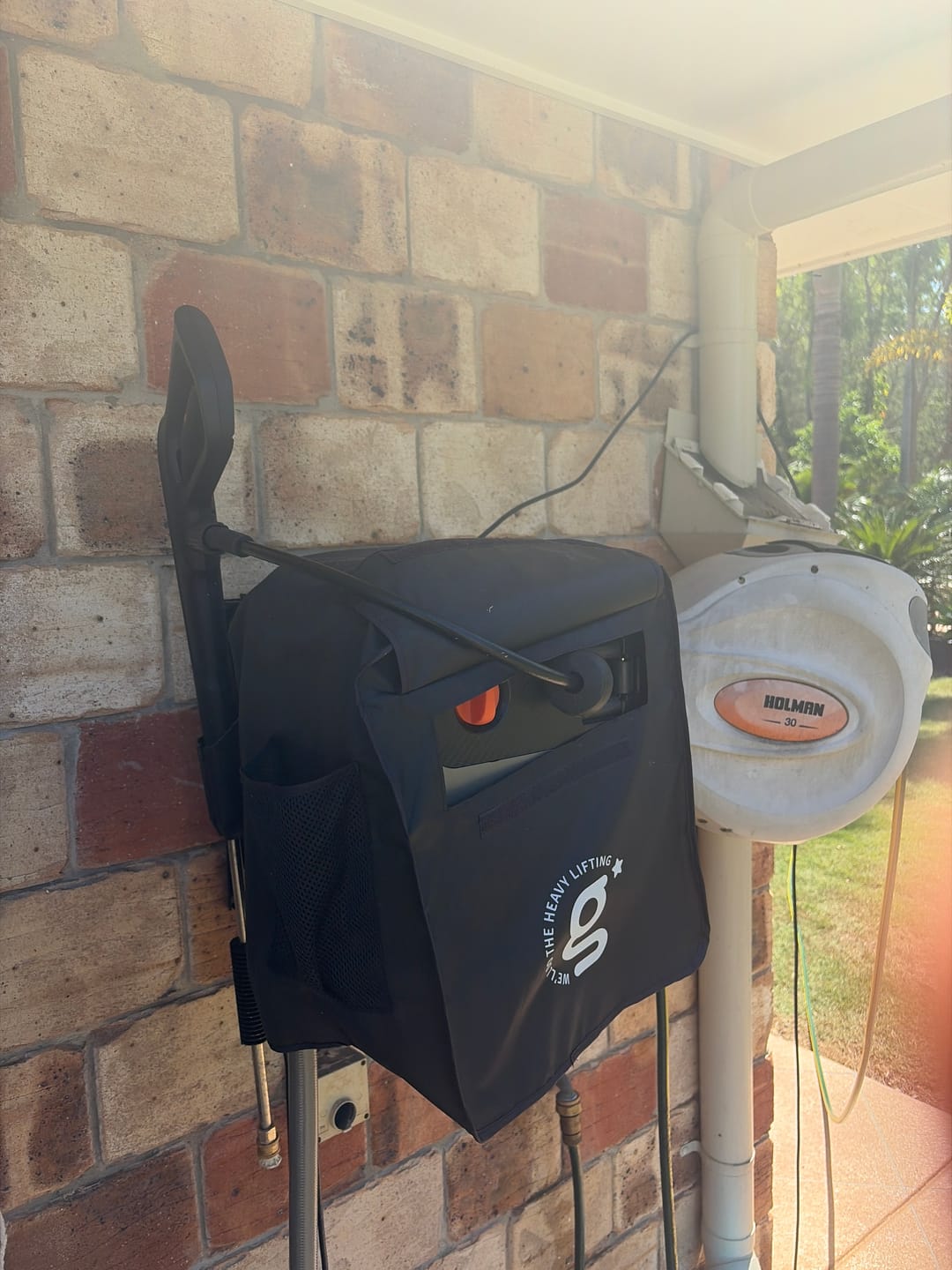 Customer photo review of Grandfalls Retractable Pressure Washer - All Models