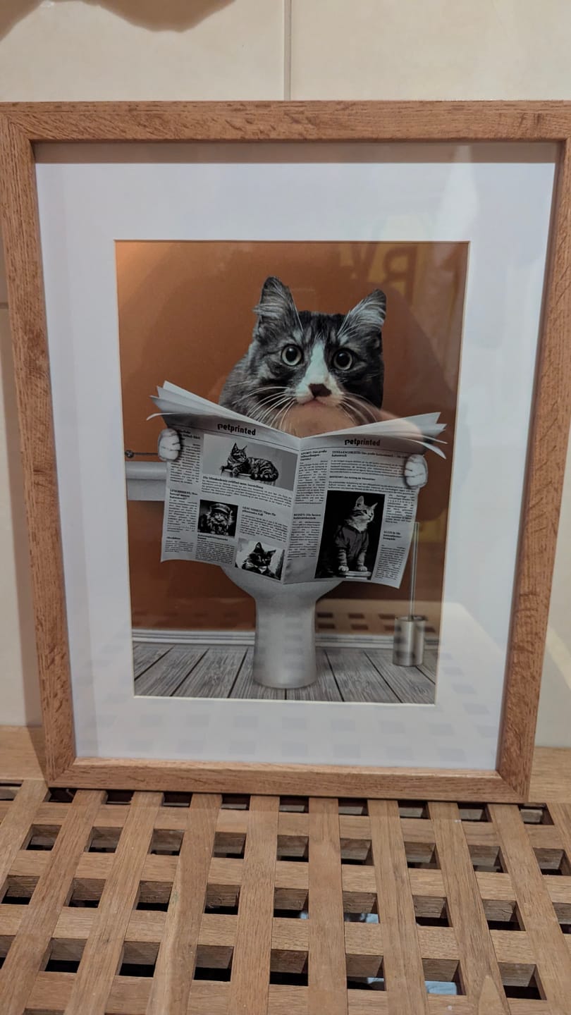 Customer photo review of Wichtige Sitzung - Individuelles Poster