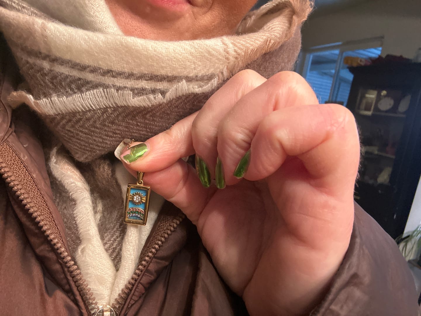 Customer photo review of Golden Fortune Necklace (Bundle)