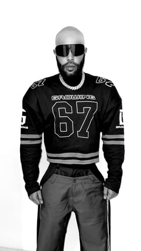 Customer photo review of Omirad Dual-Panel Track Wide Pants