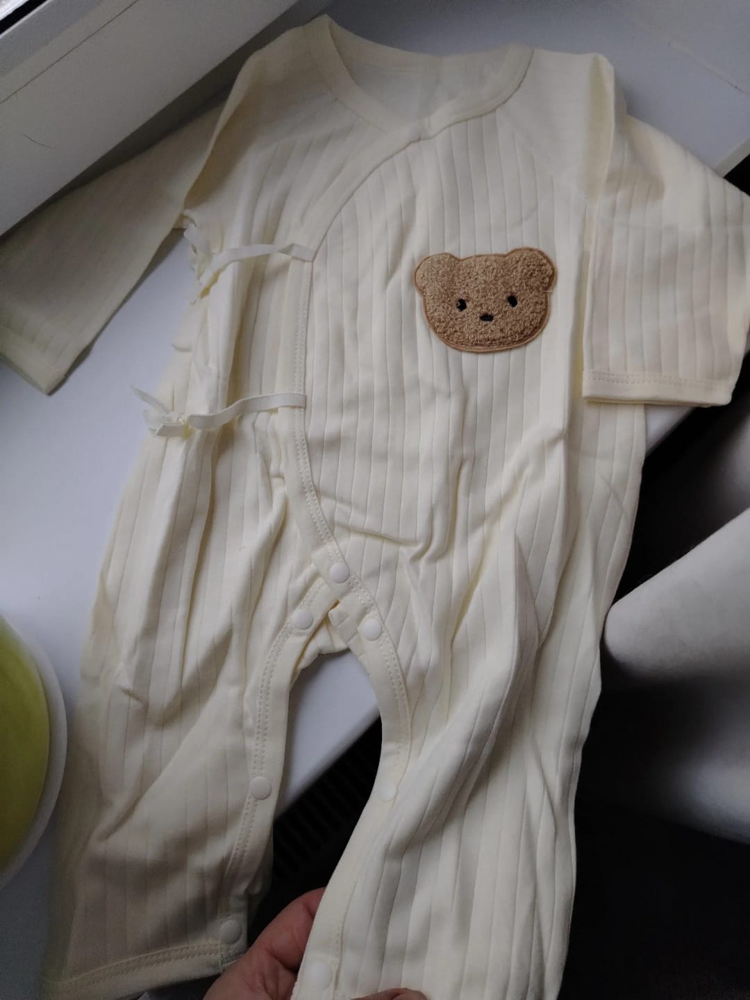 Customer photo review of Newborn Teddy Bear Onesie