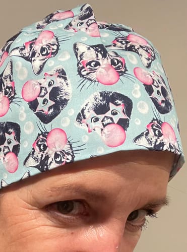 Customer photo review of OP Haube Bubblegum Tiere - Komfort