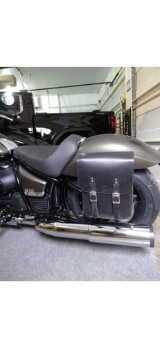 Customer photo review of H-D® Softail Left or Right Side Solo Bag - SH04F