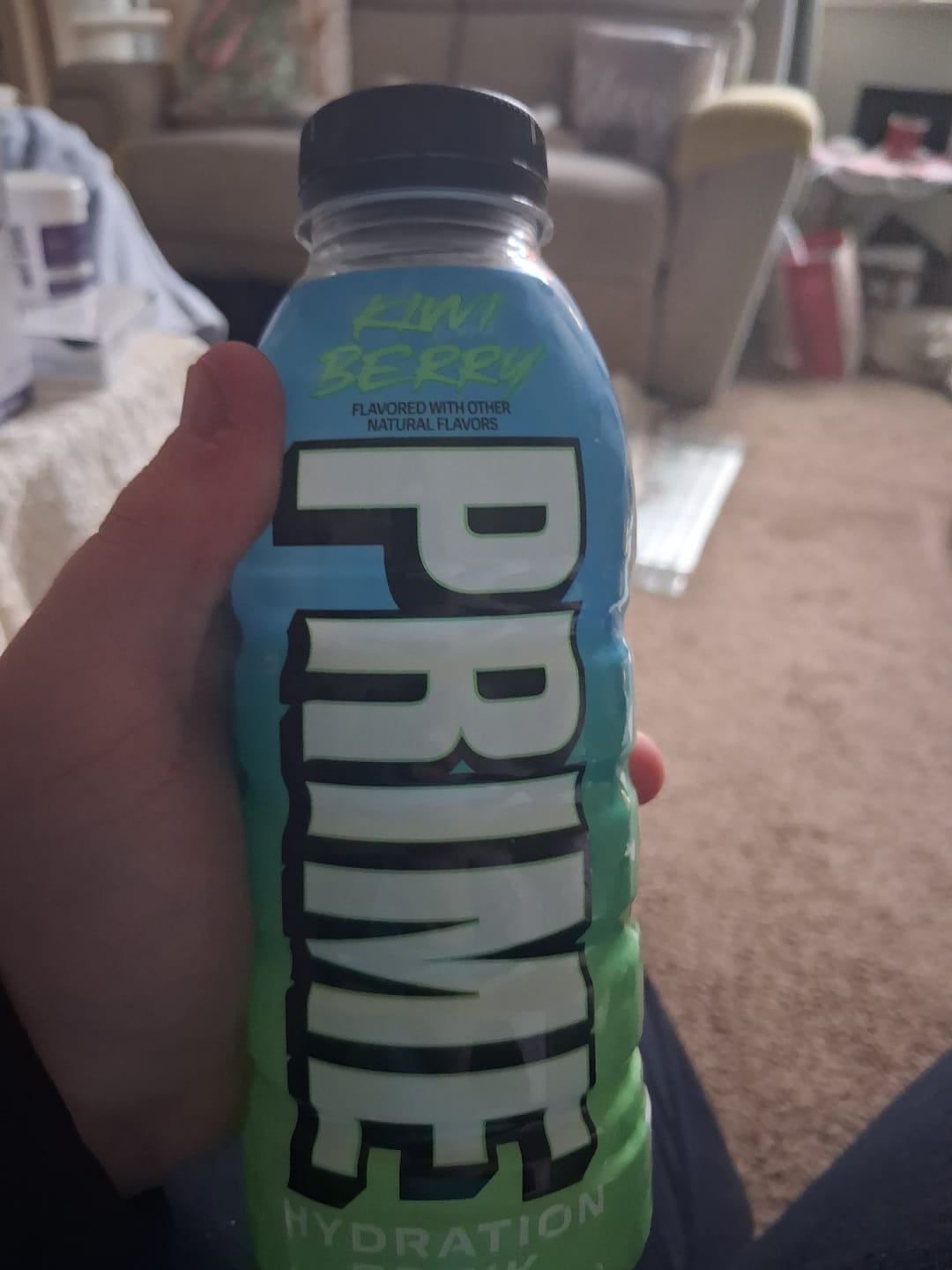 Customer photo review of NEW Kiwi Berry Limited Edition PRIME Hydration Flavour - (Pre-Order)