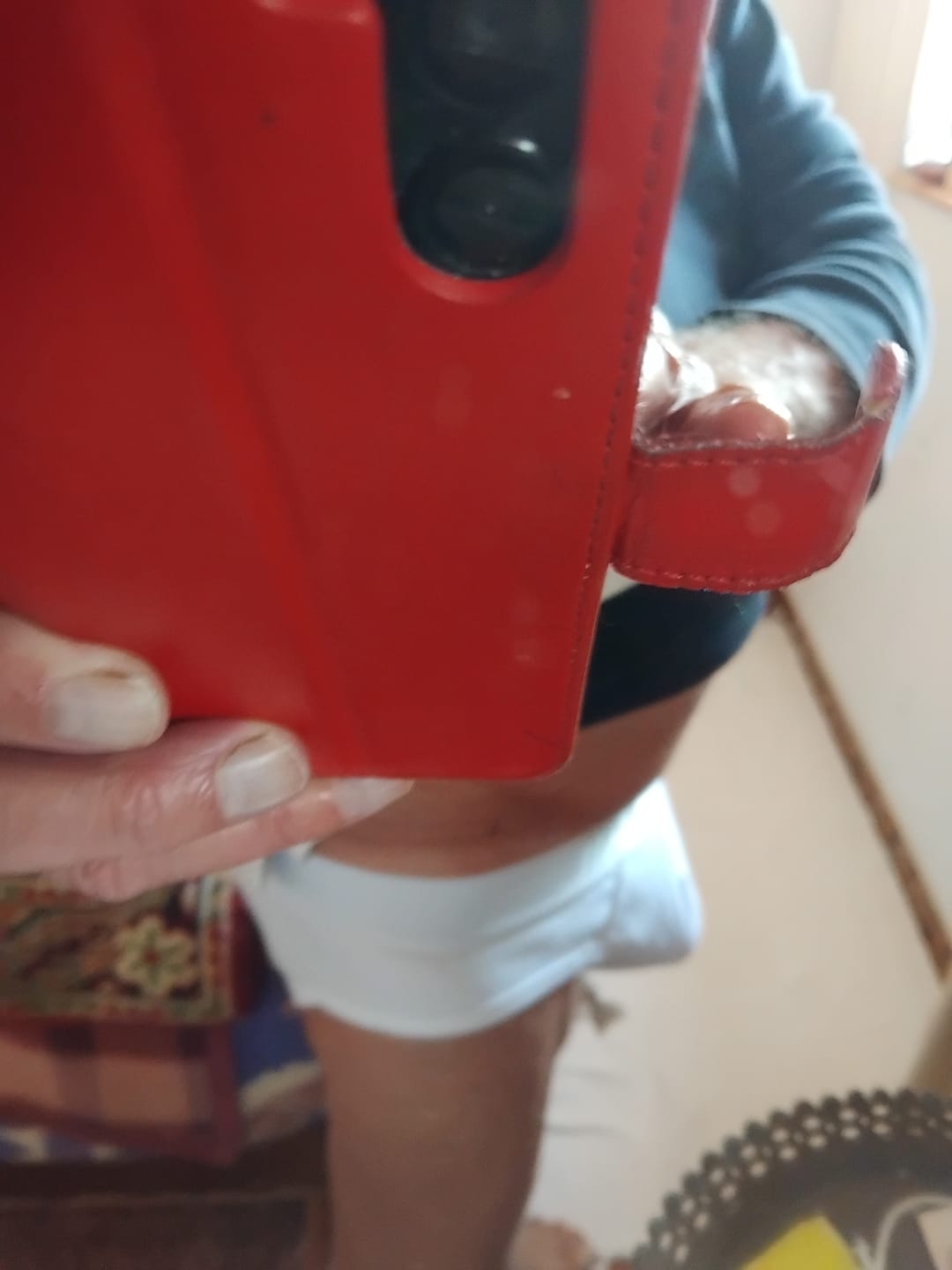 Customer photo review of 2 Pack Men's Sexy Cotton Support Contour Pouch Briefs