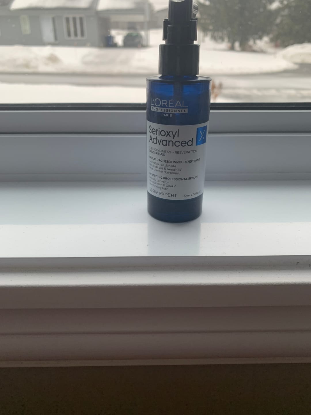 Customer photo review of Sérum densifiant - Serioxyl Advanced