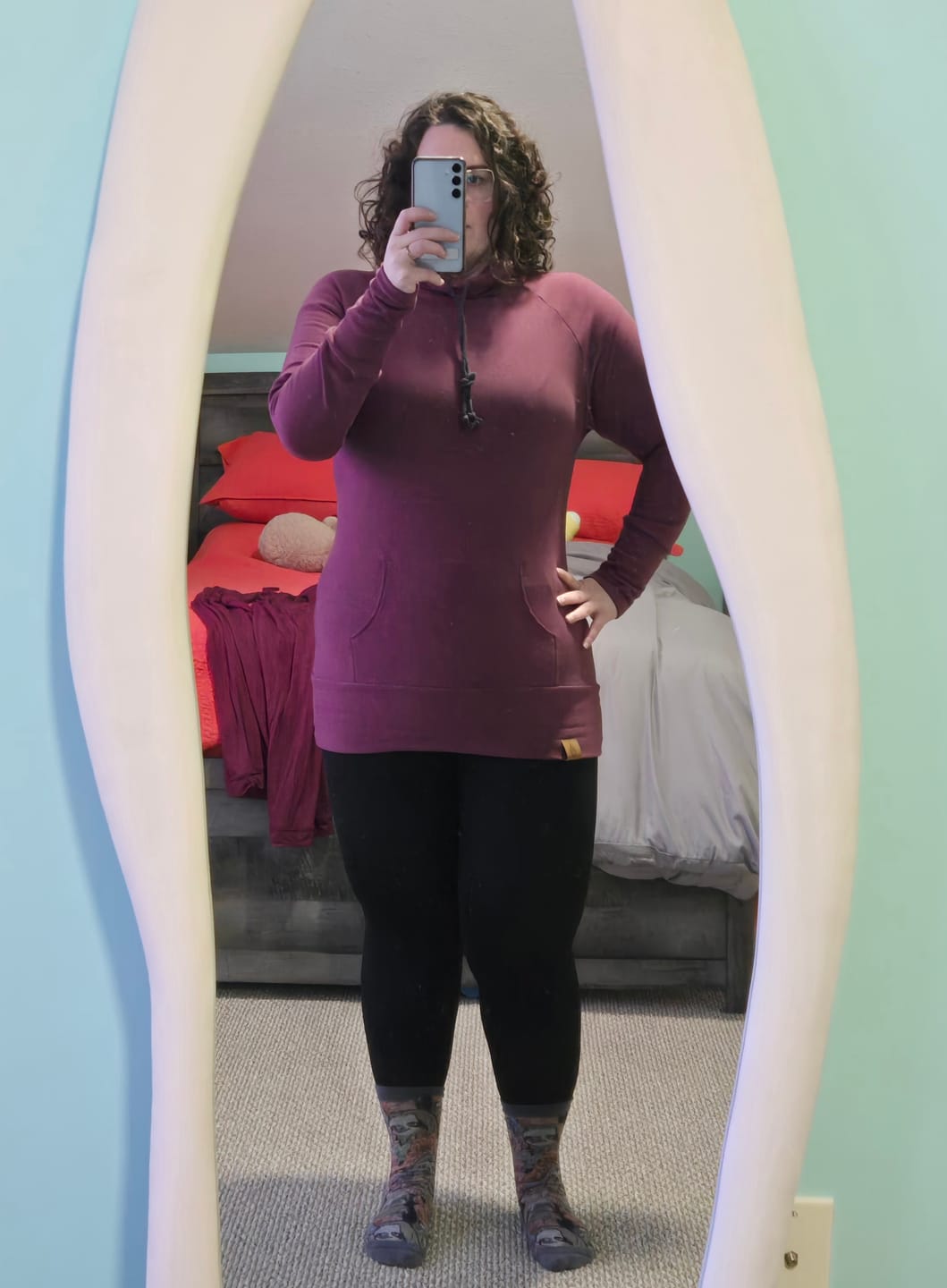 Customer photo review of *Pre-Sale* Cowl Sweatshirt (Fleece)