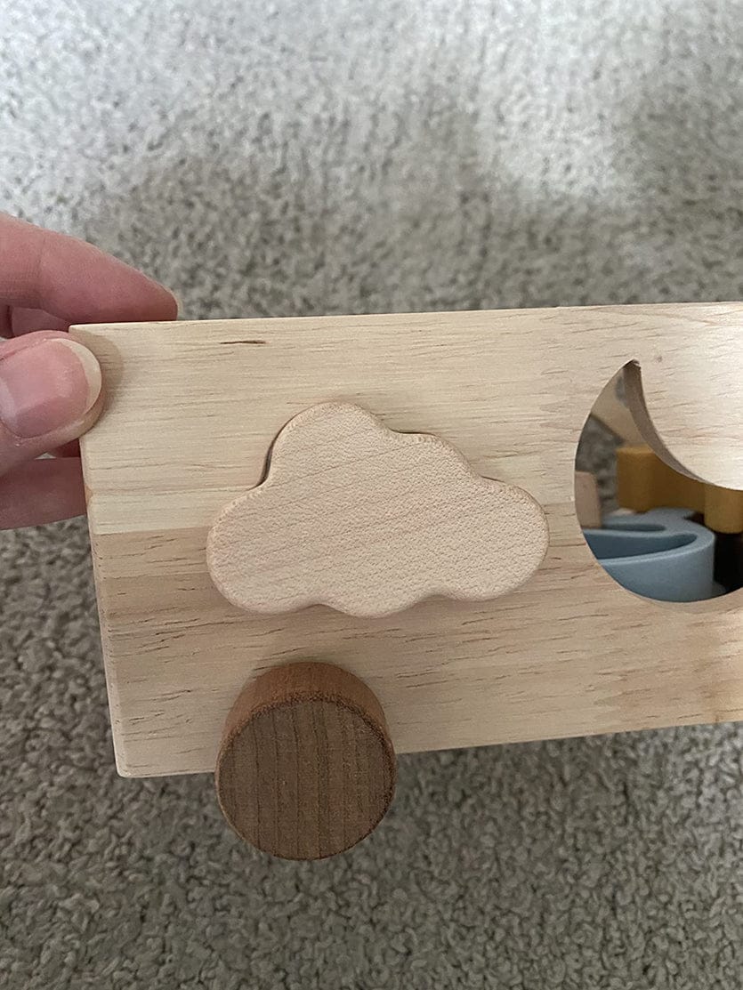 Customer photo review of Marvin’s Montessori Shape Sorting Toys