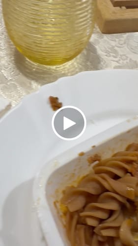 Customer video review of Fusilli proteici alla bolognese Pronti