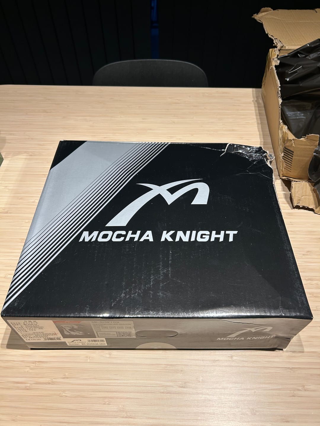 Customer photo review of White Motorcycle Boots – Silver Dragon Edition