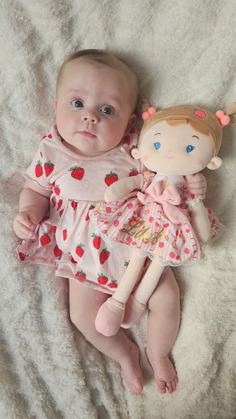 Customer photo review of Personalized Strawberry Girl