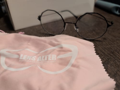 Customer photo review of Patricia Eyeglasses