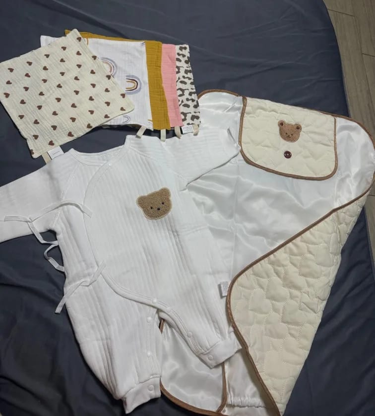 Customer photo review of Newborn Teddy Bear Onesie