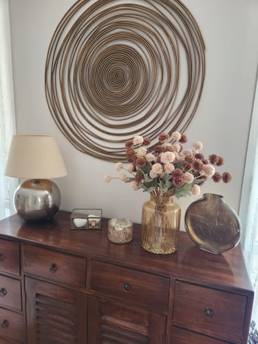 Customer photo review of Fleurs de Kiku - Mélange Crème (10 tiges/ 50 pompons)