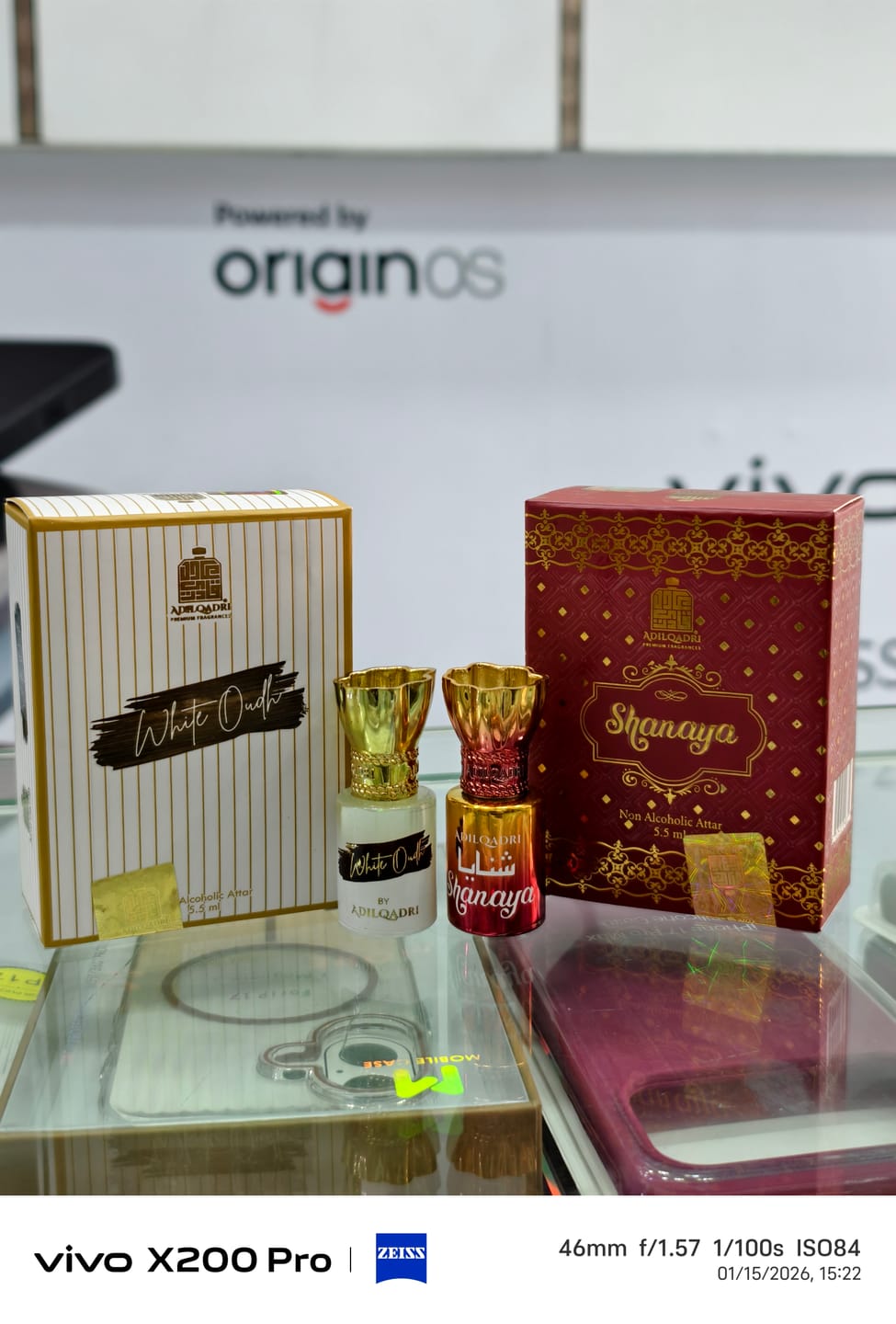 Customer photo review of 2 Pcs Attar Set Shanaya And White Oudh 5.5 Ml Each