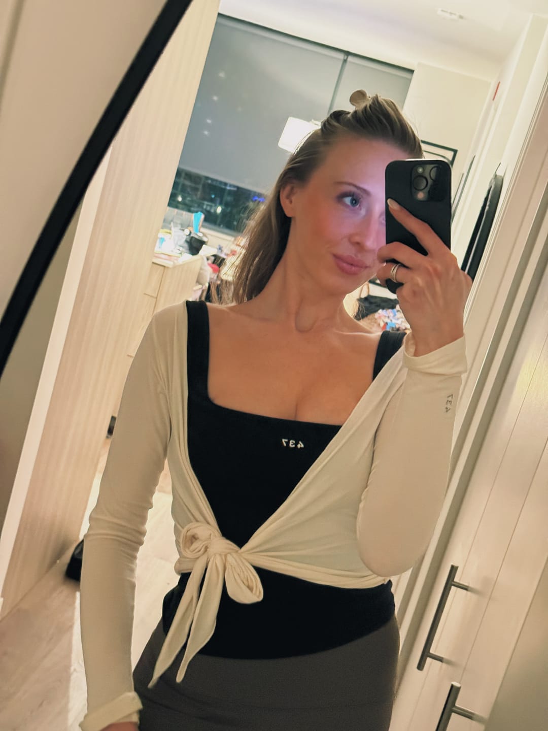 Customer photo review of The Ballet Wrap / Cream