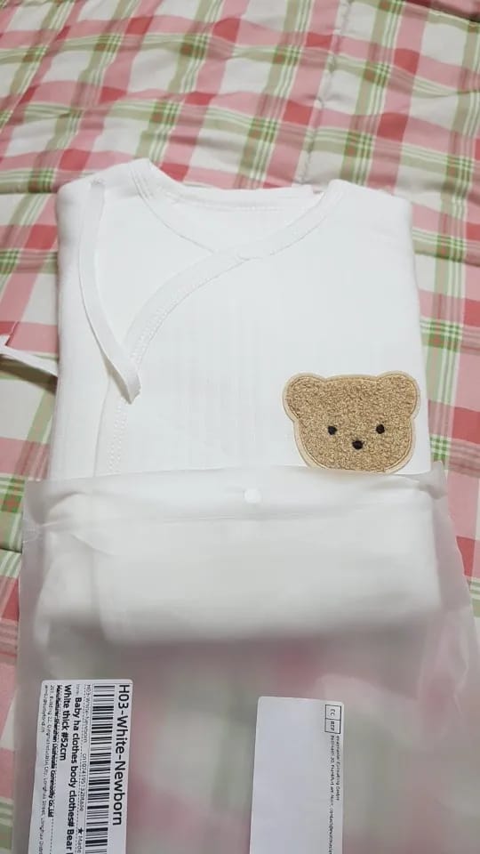 Customer photo review of Newborn Teddy Bear Onesie