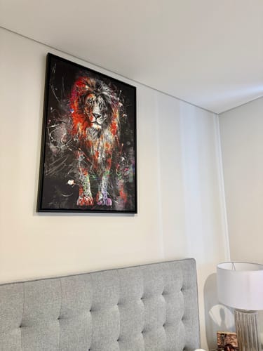 Customer photo review of THE FOURTH LION CANVAS