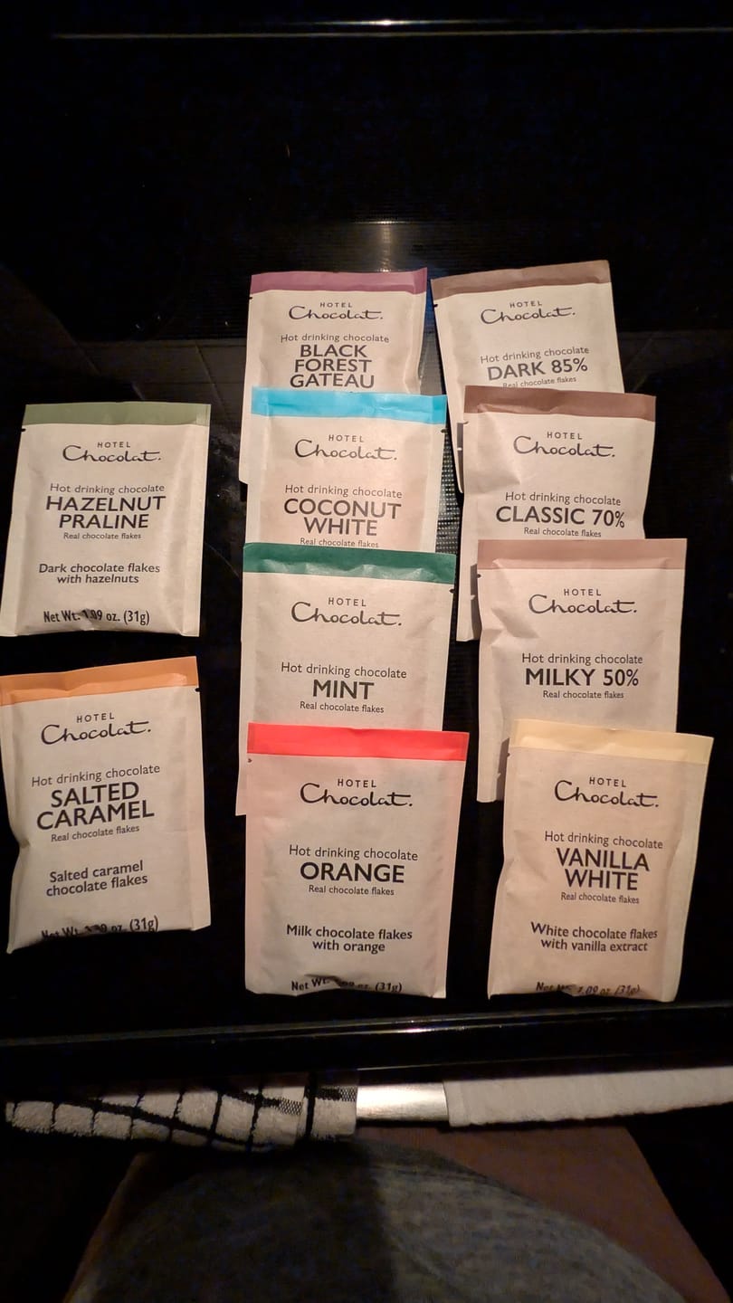 Customer photo review of Hot Chocolate Selection