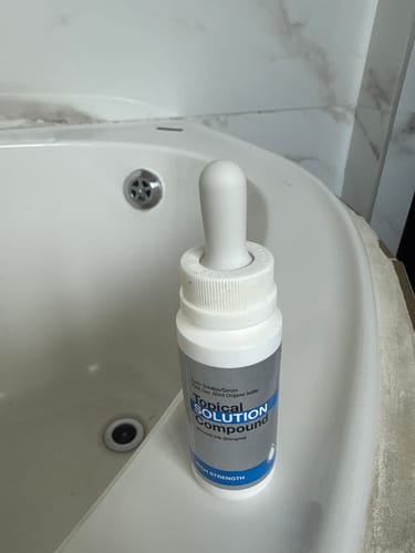 Customer photo review of Minoxidil High Strength (5%) SOLUTION, 3x60ml pack