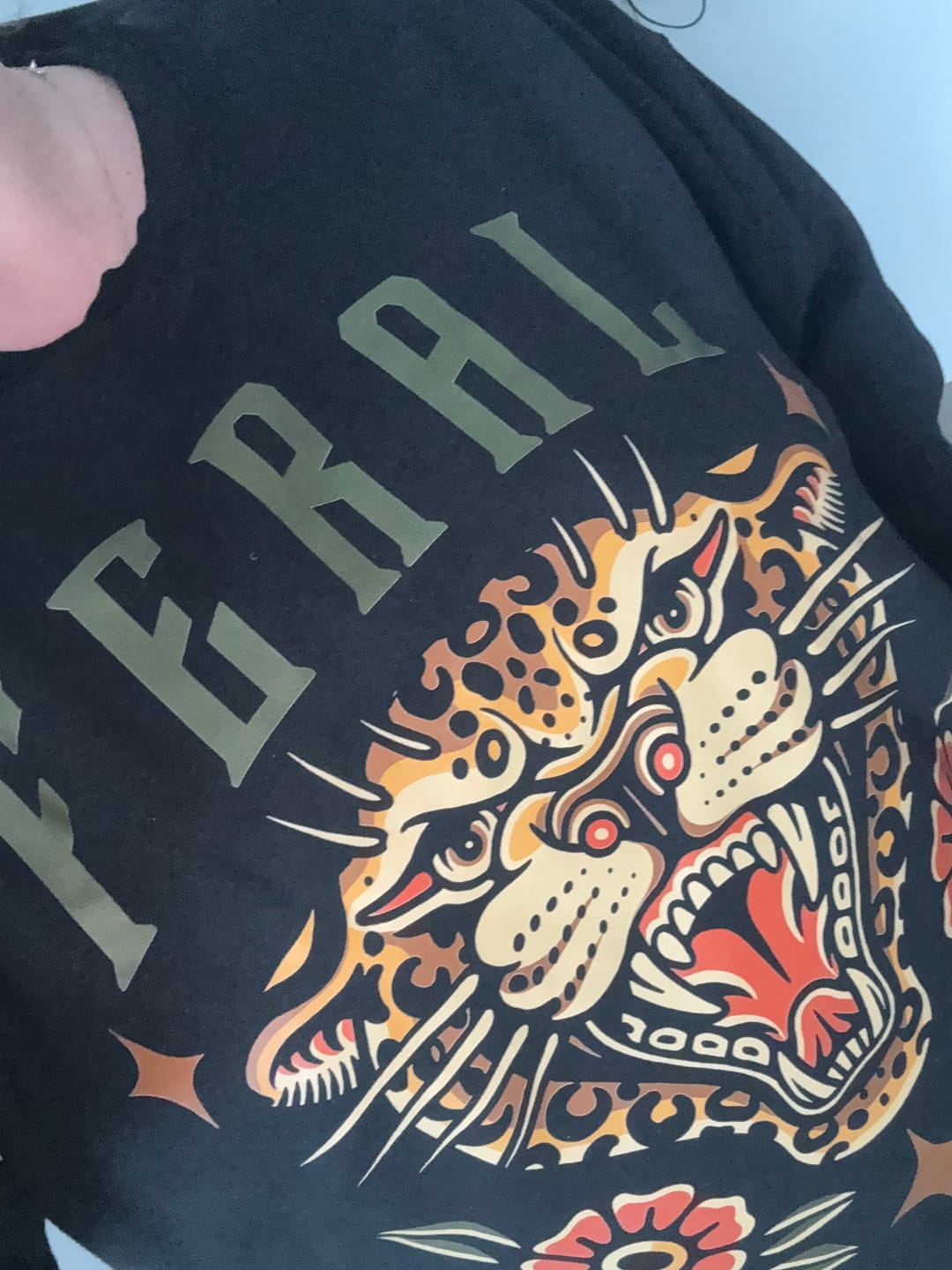 Customer photo review of Feral- Crewneck Sweater